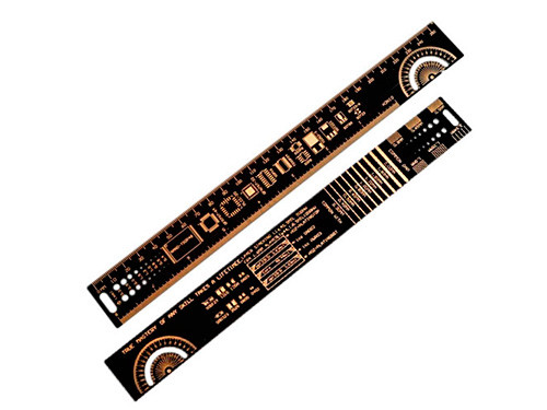 PCB Ruler лінійка шаблон для електронника радіоаматора 25см, фото 1