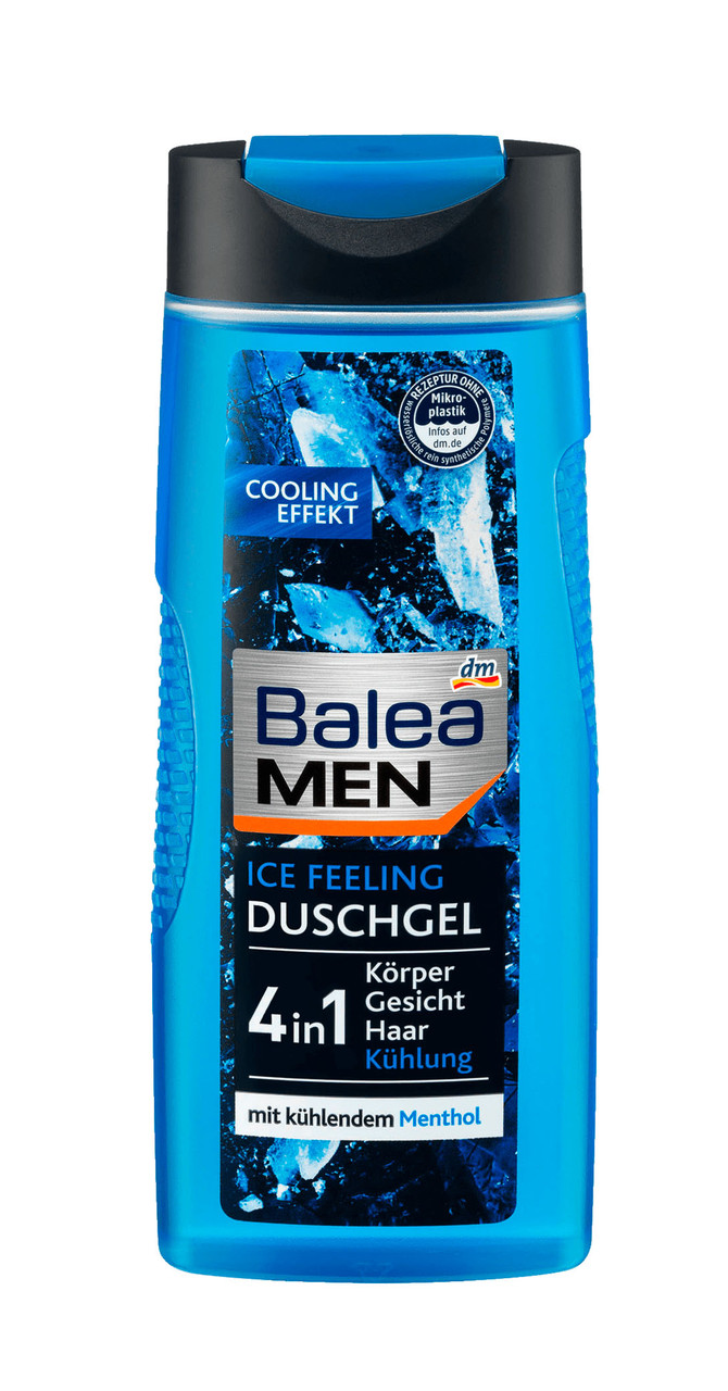 Чоловічий гель для душу 4 в 1 Balea Men (Ice Feeling) 300 мл, фото 1