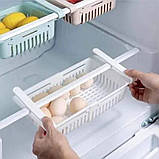 Органайзер на холодильник Strechable Hanging Storage Rack розтягується, фото 3