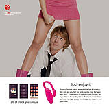 Смарт-віброяйце Magic Motion Flamingo, вібратор онлайн SO2686, фото 6