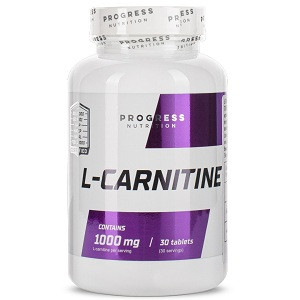 Л-Карнітин Progress Nutrition L-Carnitine 1000 mg (30 таблеток.)