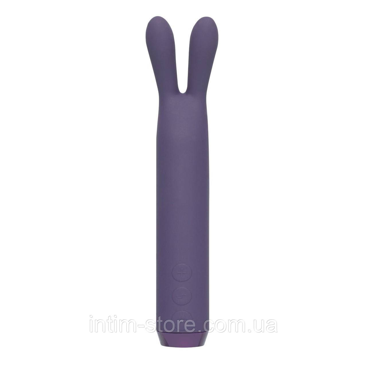 Вібратор з вушками Je Joue - Rabbit Bullet Vibrator Purple, глибока вібрація, фото 1
