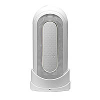 Вібромастурбатор Tenga Flip Zero Electronic Vibration White, змінна інтенсивність, розкладний SO2010