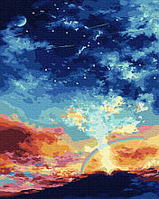 Картина за Номерами Небо над вулканом 40х50см RainbowArt