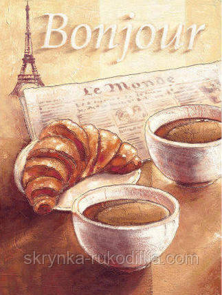 Алмазна вишивка DM-222 BONJOUR (Алмазная мозаика)