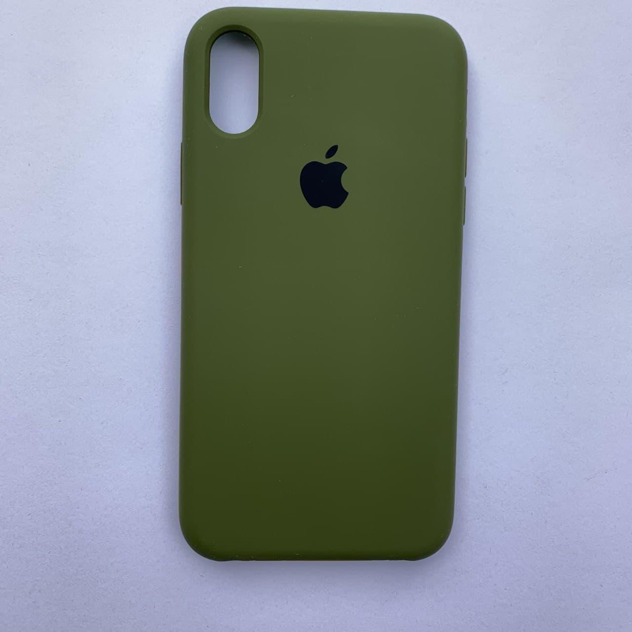 Чохол Silicone Case для Apple iPhone X, XS Pinery Green