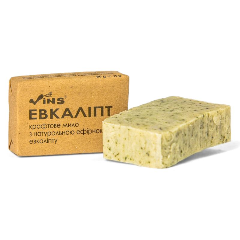 Натуральне тверде мило Vins Евкаліпт
