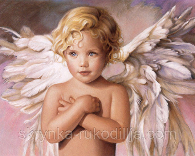 Алмазна вишивка DM-153 Блакитноокий ангел (Алмазная мозаика), фото 1
