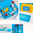 Портативний рюкзак Doctor toy | Ігровий набір для дітей | дитяча валіза лікаря, фото 5