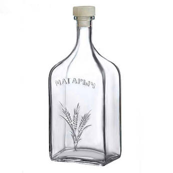 Пляшка скляна без пл. кришечки "Магаричок" 1,2 л