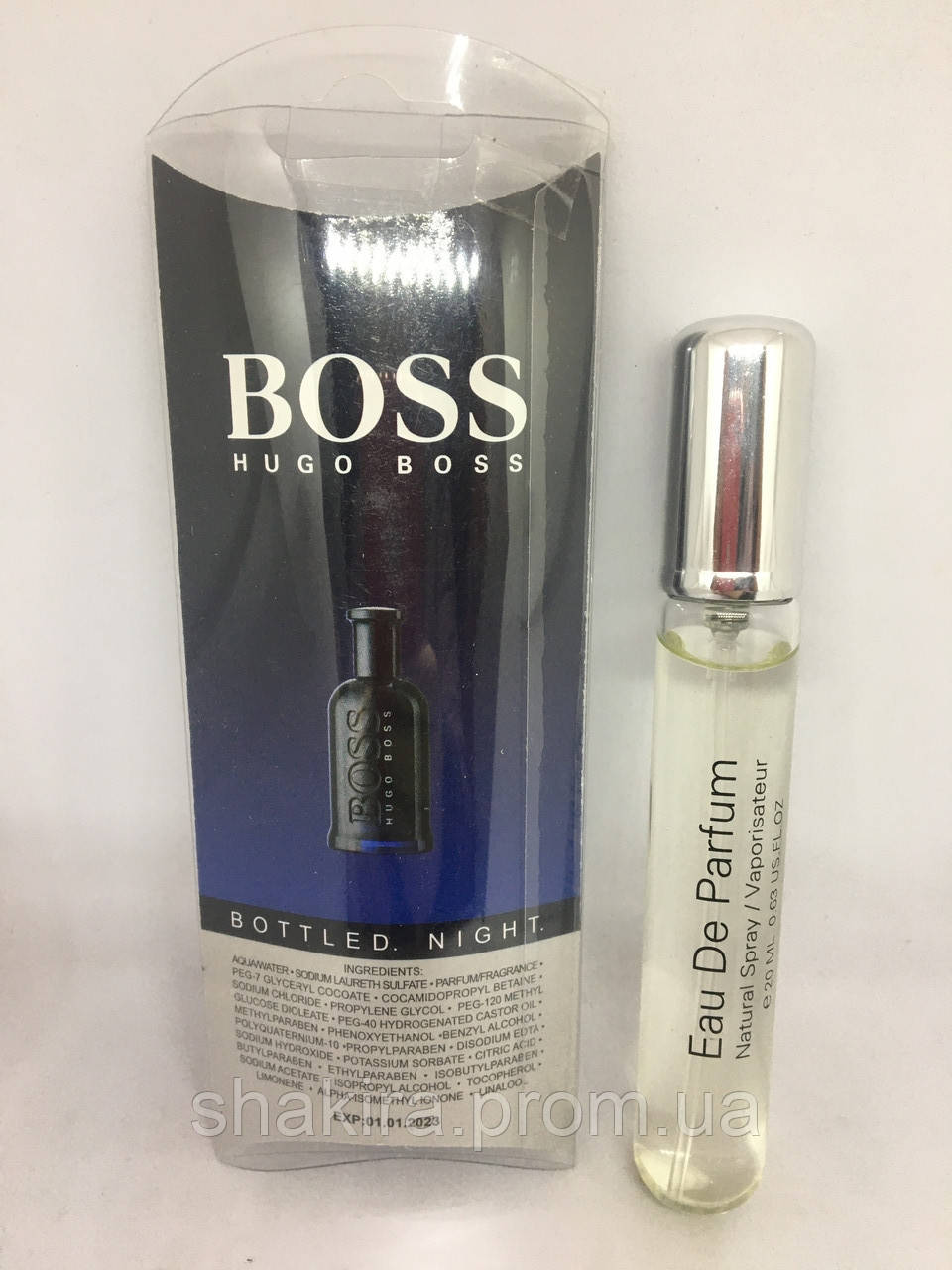 Парфуми для чоловіків Hugo Boss Boss Bottled Night (хухого бос бол найт) 20 мл