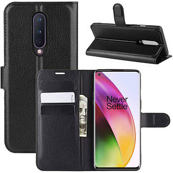 Чохол-книжка Litchie Wallet для OnePlus 8 Black