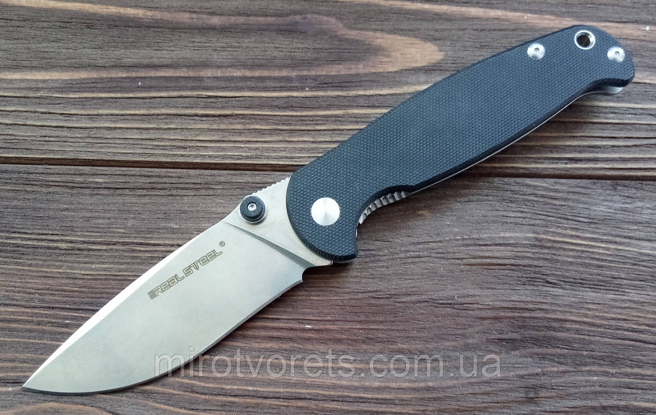 Ніж складаний Real Steel H6-S1 Black, фото 1