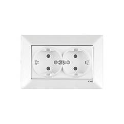 Розетка ялина. Vi-ko Meridian 90970056 вн. підв. земля