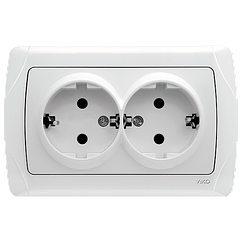 Розетка ялина. Vi-ko Carmen 90561056 вн. підв. земля