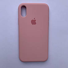 Накладка Silicone Case для Apple iPhone X iPhone XS Rose pink