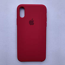 Накладка Silicone Case ARM для Apple iPhone X iPhone XS Rose red