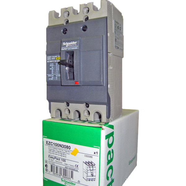 Автомат 3p 80A EZC100 Schneider Electric ezc100n3080