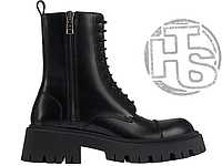 Женские ботинки Balenciaga Tractor Black 615679WA8E91000 (матовые)