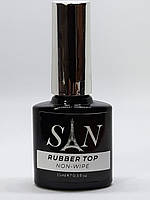 Закрепитель для гель лака без липкого слоя top SAN non wipe Profesional 9 ml