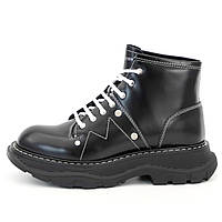 Женские ботинки Alexander McQueen Tread Slick Boots александр маккуин ботинки Alexander McQueen Tread lace-up