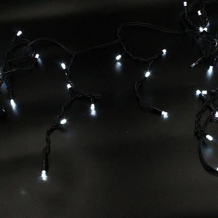 Xmas гірлянда LED 120 3.3Line Short curtain (Бурпурки/Бахрома) W-2 Біла 5М Вул., фото 1