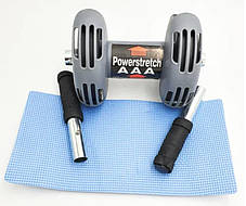 Тренажер гімнастичний ролик з поверненням Power Stretch Roller | Спорт колесо для преса, фото 3