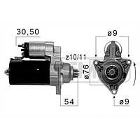 Стартер Фольксваген T4 1.9D, 1.9TD, 2.8 VR6, 2.5TD California, Caravelle, Multivan 1994-2003гг. новий