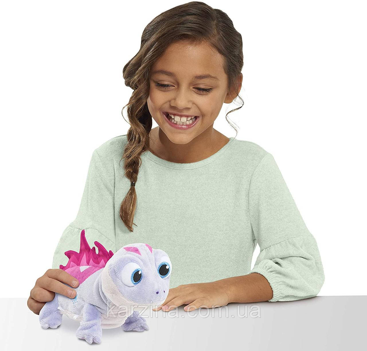 Интерактивная Мягкая игрушка Саламандра Бруни «Холодное сердце-2» Disney Frozen - фото 2 - id-p1290714545