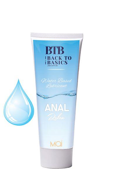 Анальний мастильне мастило Mai Btb на основі води Anal Relast 75мл