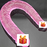 Двосторонній фаллос силіконовий фіолетовий, подвійний фалоїмітатор гнучкий, інтимні іграшки, фото 3