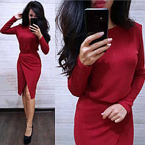 Костюм кофта з рукавом і спідниця на захід із люрексом, фото 5