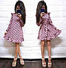 Плаття в горох з довгим рукавом тренд 2024, фото 7