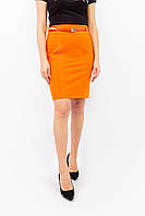 Женская классическая юбка карандаш Vivento оранжевая