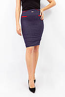 Классическая женская юбка карандаш Cu&Mu синяя, офисная женская юбка