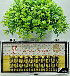 Пучкові накладні вії Nesura QSTY Eyelash 20D 14 мм