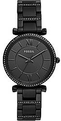 Годинники наручні жіночі FOSSIL ES4488 кварцові, на браслеті, чорні, США