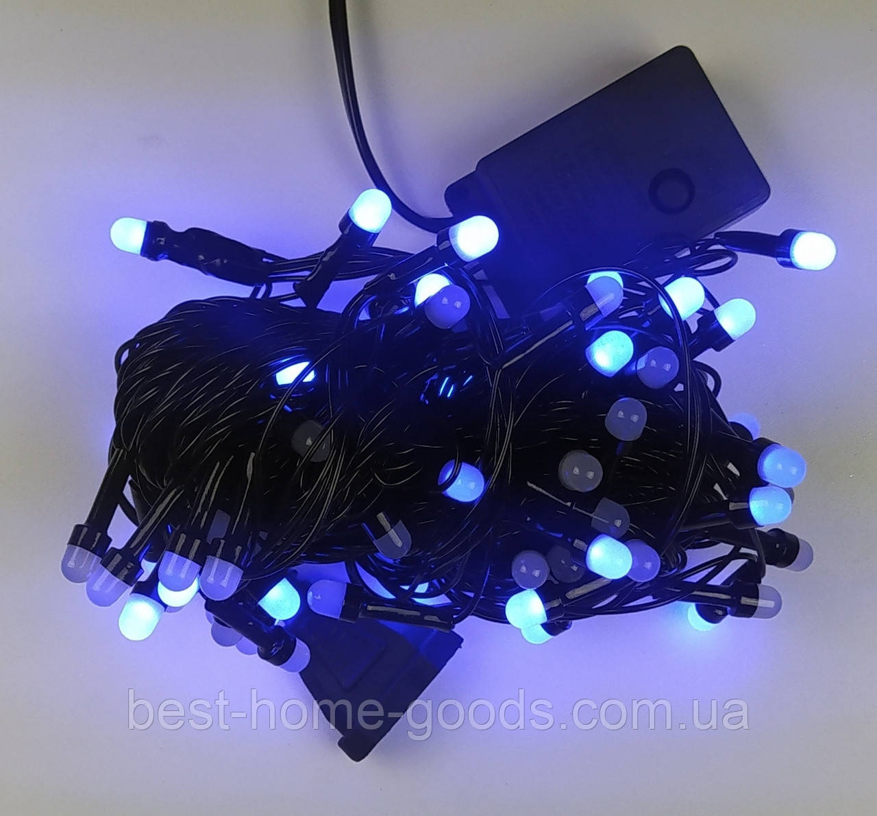 Новорічна світлодіодна гірлянда 100 M-3 блакитний 100Led.