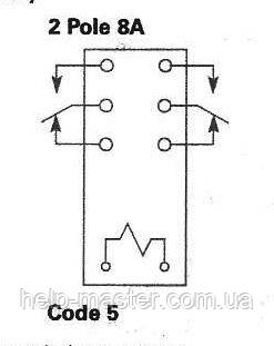 Реле электромеханическое RTE24012A; 12VDC - фото 3 - id-p173912330