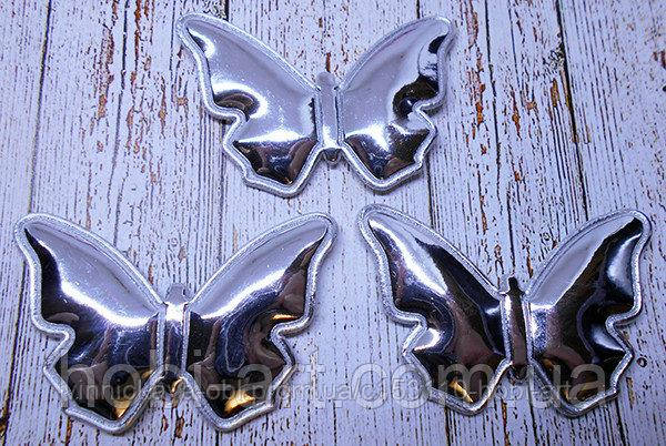 Аплікація № 238  5х4см (срібляста)