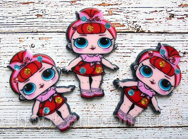 Акрилова серединка № 198  2х3.5cм