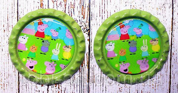 Кришечка з епоксидною наклейкою ( 2шт. ) № 82