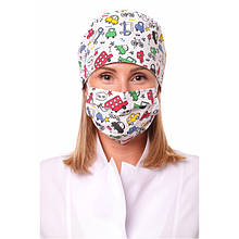 Медична шапочка "Дитячі машинки "