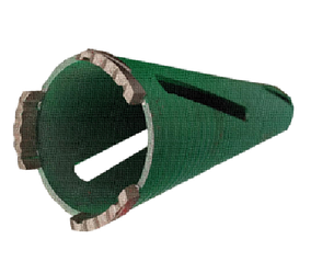 Алмазна коронка для сухого свердління Krohn (57х150 мм)