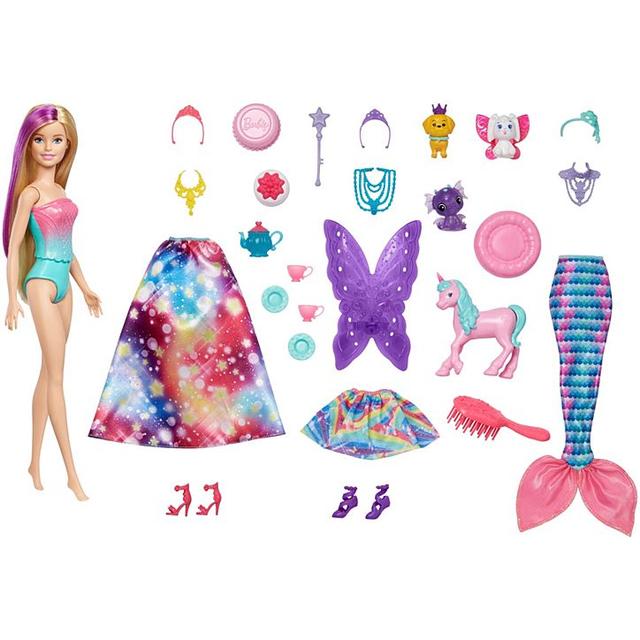 Barbie Адвент календар Барбі Дримтопія (Адвент календарь 2020 Dreamtopia Advent Calendar Mattel GJB72)