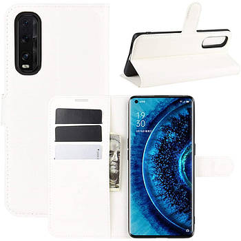 Чохол-книжка Litchie Wallet для Oppo Find X2 White