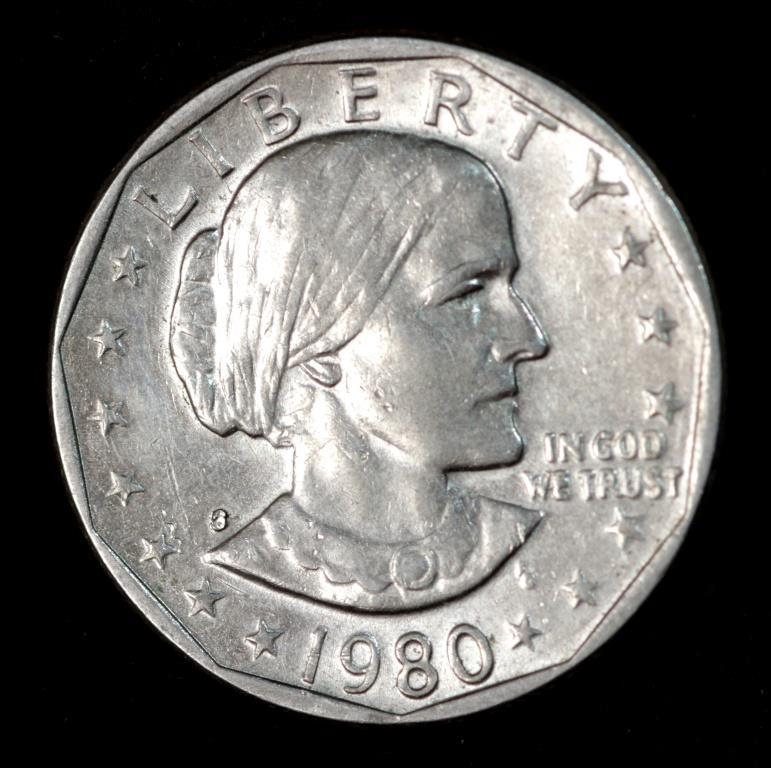 Монета США 1 долар 1980 р. "долар Сьюзен Ентоні"