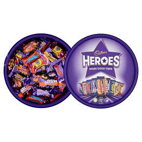 Цукерки Cadbury Heroes Chocolate Tub 600g