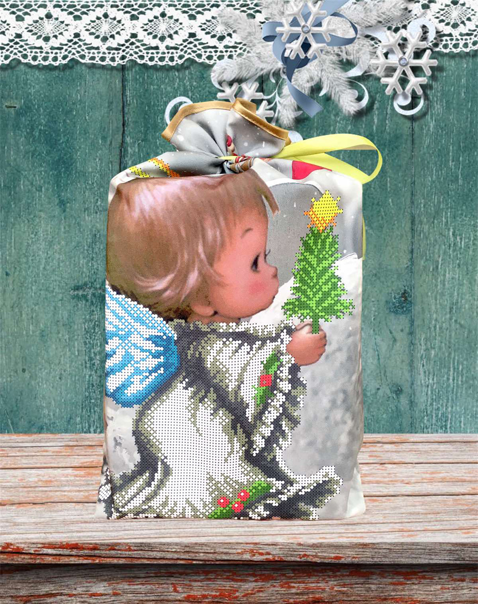 Пошитий мішечок №044, фото 1