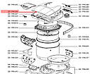 Верхня частина кришки мультиварки Moulinex SS-996186, US-7222026986, фото 3